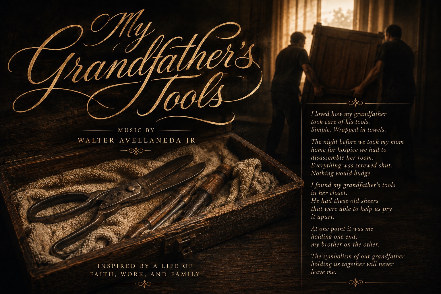 My Grandfather's Tools artwork and story