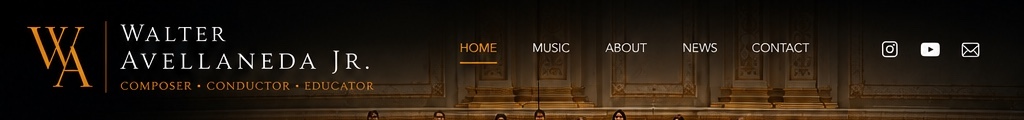 Walter Avellaneda Jr. site header
